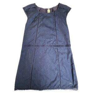 Dior Kid's A-line Dress | Flower Eyelet Navy | Size: 8Y